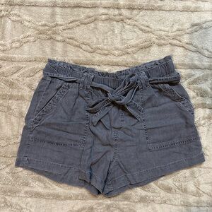 Time and Tru Women's High Waist Gray Shorts